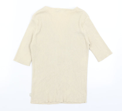 S Oliver Womens Beige   Cardigan Jumper Size 8