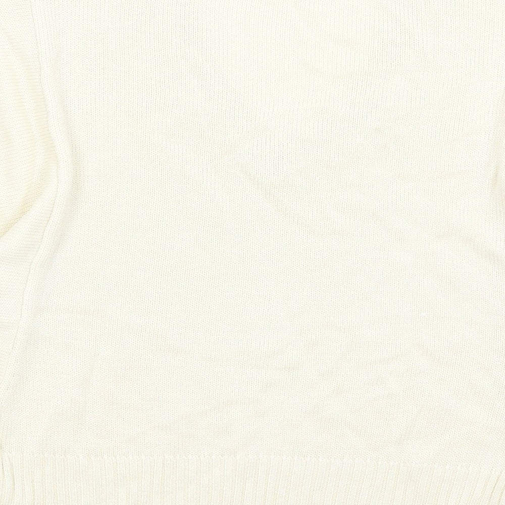Coecis Womens Ivory   Pullover Jumper Size L