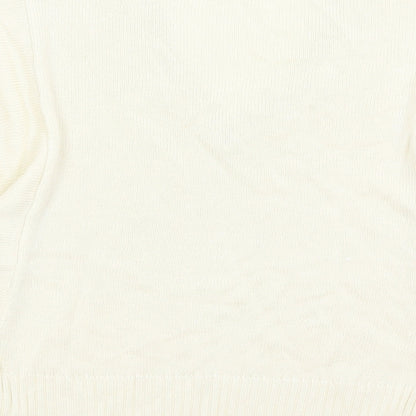 Coecis Womens Ivory   Pullover Jumper Size L