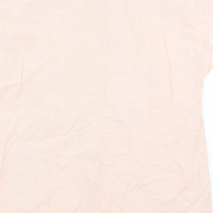 Nutmeg Womens Pink   Basic Button-Up Size 16