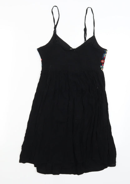 George Womens Black Striped  Mini  Size S