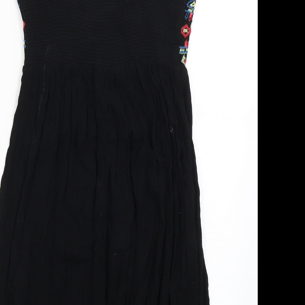 George Womens Black Striped  Mini  Size S