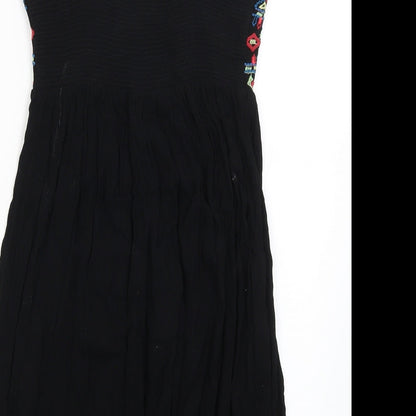 George Womens Black Striped  Mini  Size S