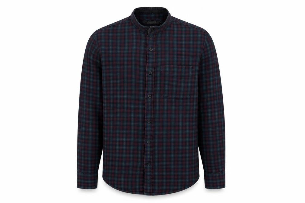 Mens UK Size XS River Island Blue  Button-Up Long Sleeve Casual Shirt