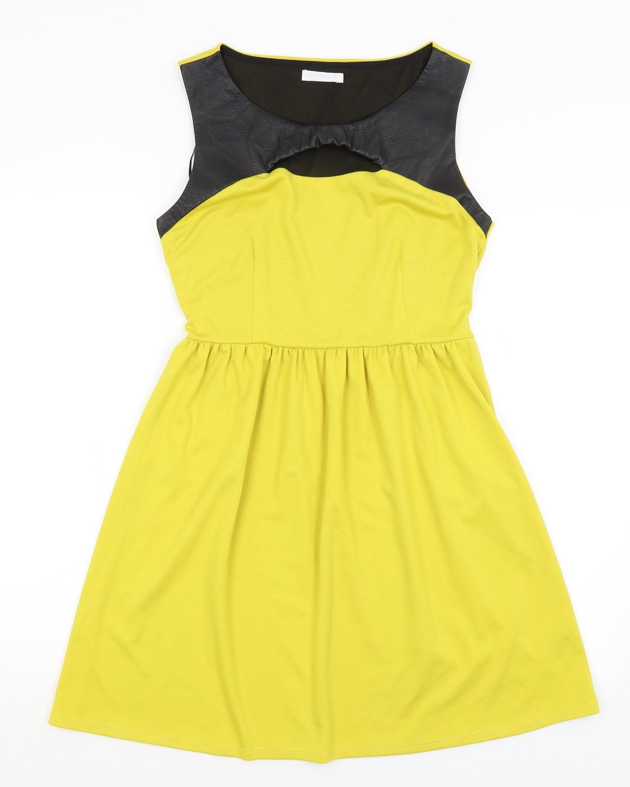 Savida Womens Yellow   Fit & Flare  Size 12