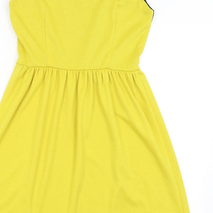 Savida Womens Yellow   Fit & Flare  Size 12