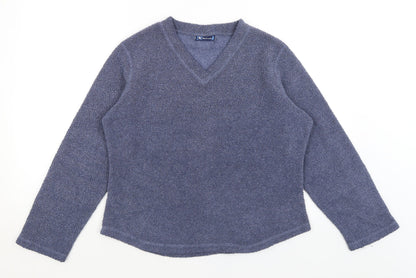 Additional front view of NL Active women’s blue jumper, size L