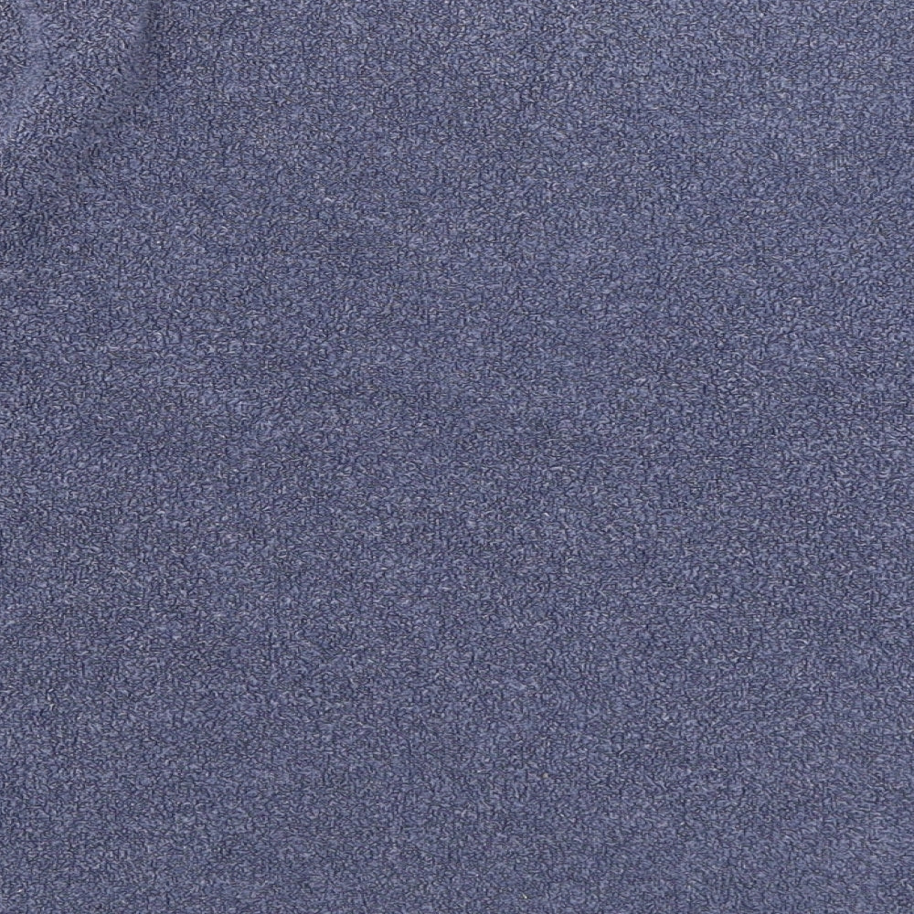 Brand and care label for NL Active women’s blue jumper, size L