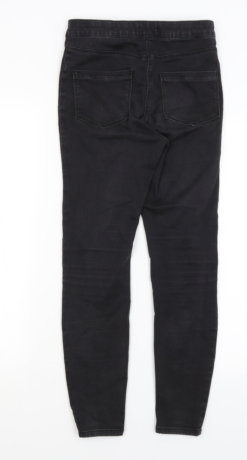Womens UK Size 10 Papaya Regular Fit Skinny Black Jeans
