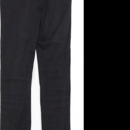 Womens UK Size 10 Papaya Regular Fit Skinny Black Jeans