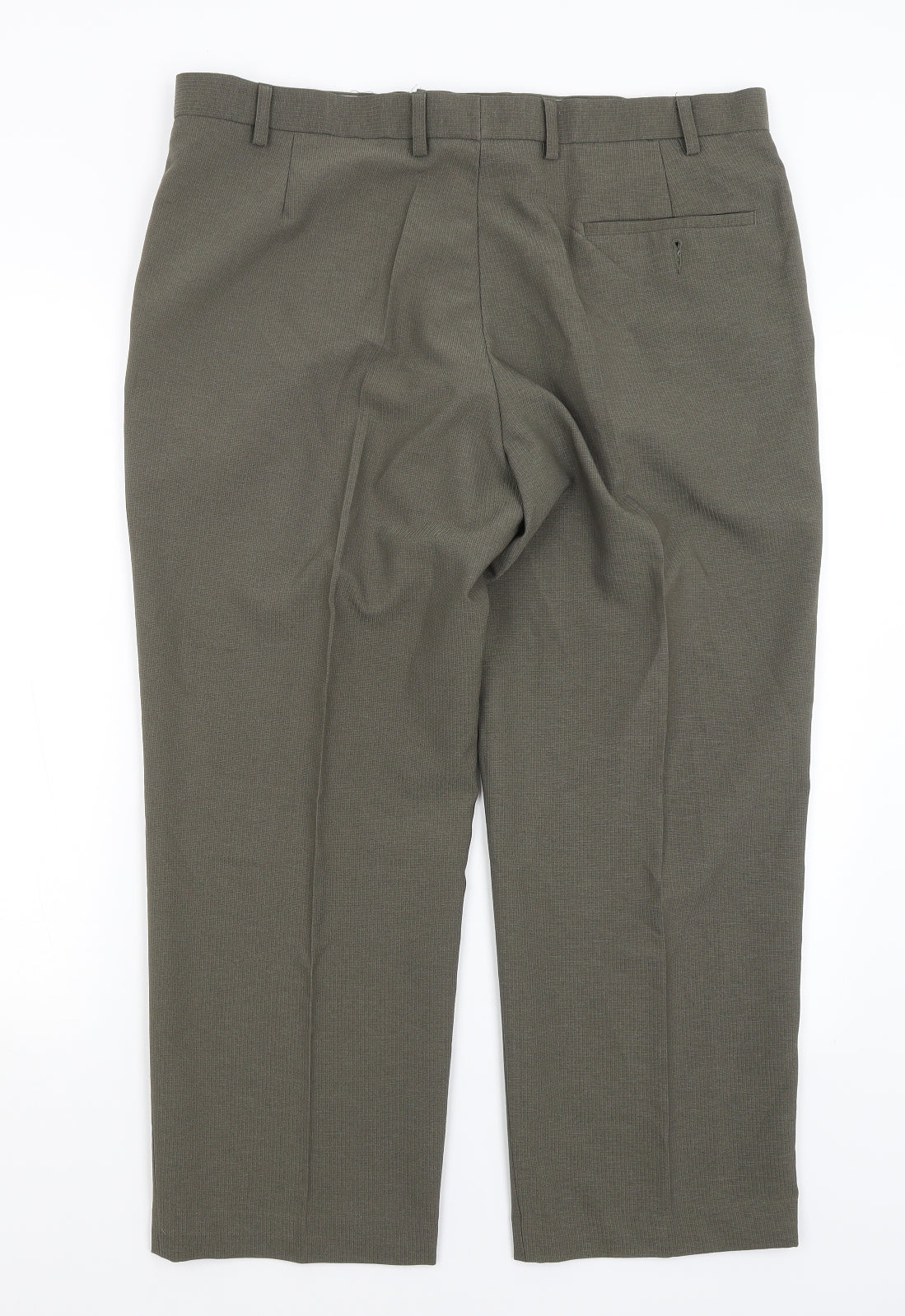 M&S Mens Green   Dress Pants Trousers Size 38 in L26 in
