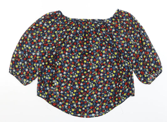 Womens UK Size S Hollister Blue Basic Blouse