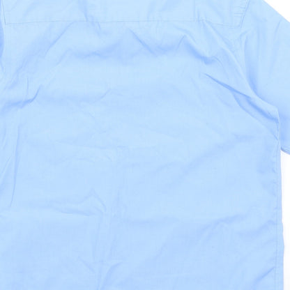 TU Boys Blue   Basic Button-Up Size 9 Years