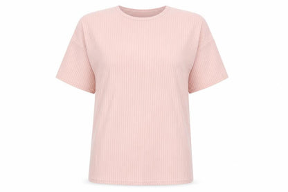 Womens UK Size 12 Nasty Gal Pink Basic T-Shirt