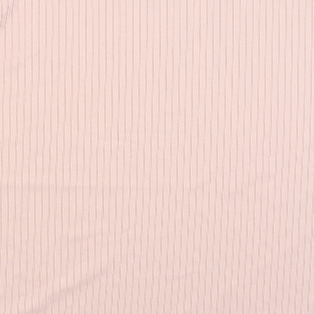 Nasty Gal Womens Pink   Basic T-Shirt Size 12