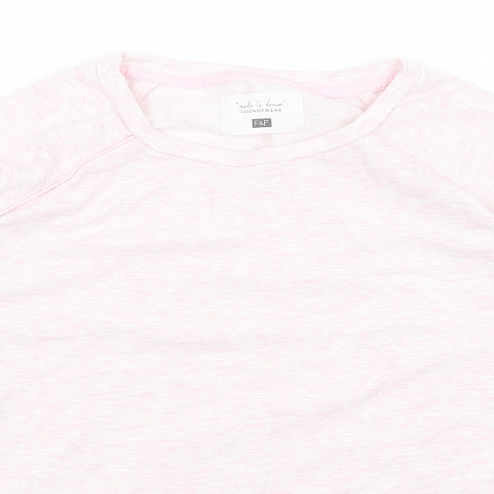 F&F Womens Pink   Pullover Jumper Size M