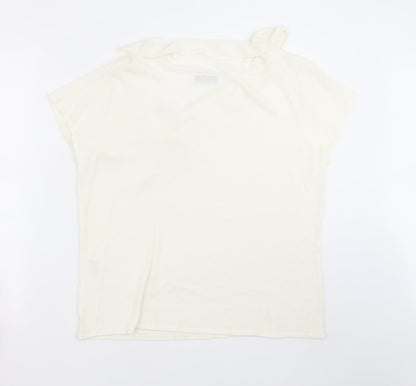 Alex & CO Womens Ivory  Knit Pullover Jumper Size 20