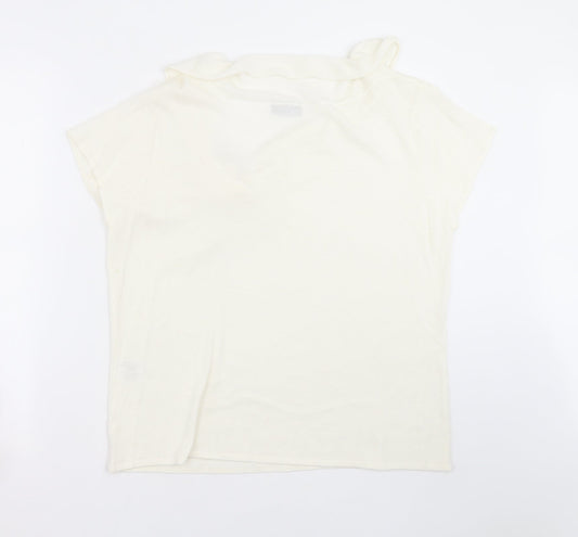 Alex & CO Womens Ivory  Knit Pullover Jumper Size 20