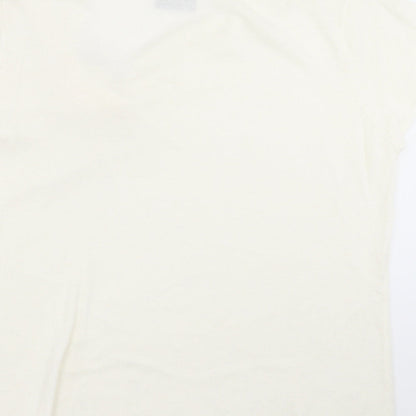 Alex & CO Womens Ivory  Knit Pullover Jumper Size 20