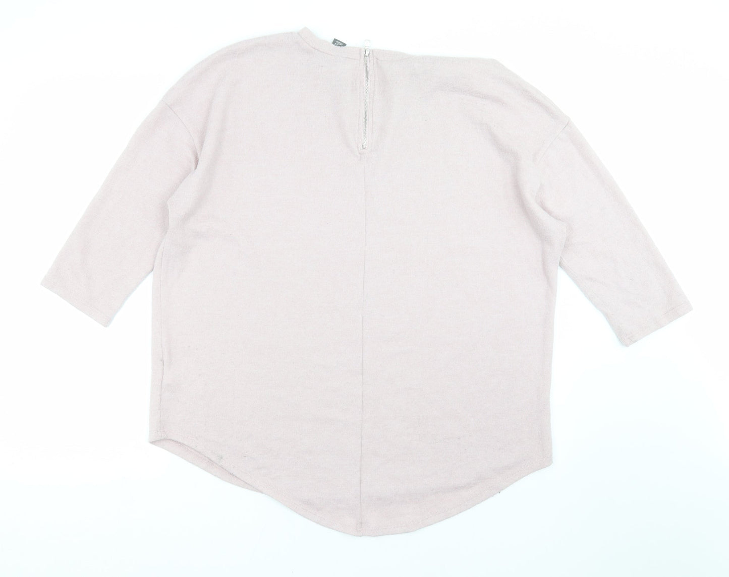 Primark Womens Purple  Knit Pullover Jumper Size L