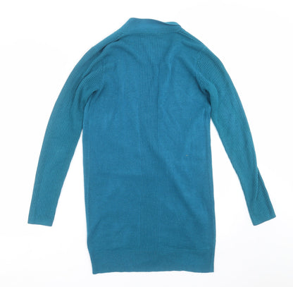BHS Womens Blue   Cardigan Jumper Size 8