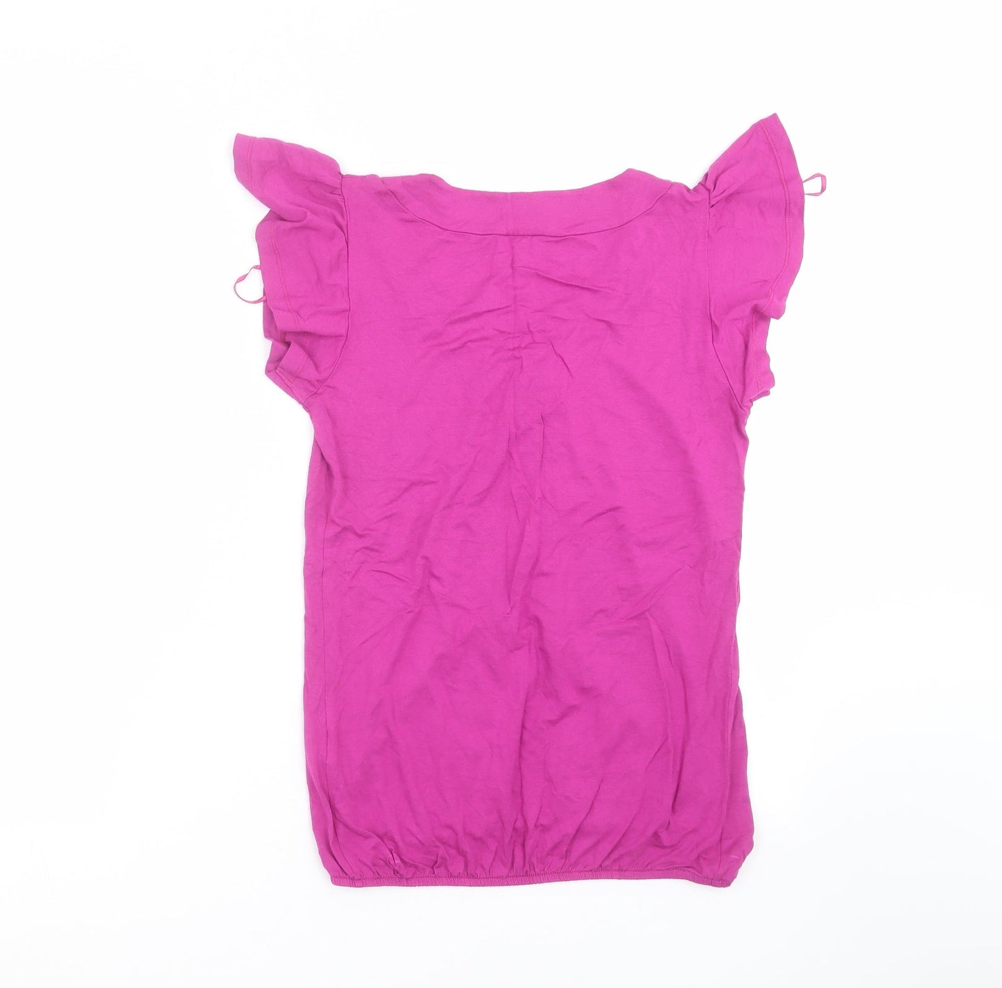 Papaya Womens Purple   Basic T-Shirt Size 8