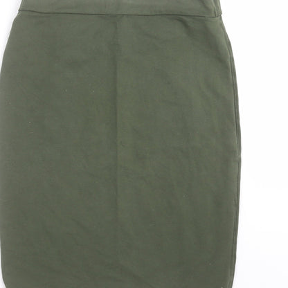 FOREVER 21 Womens Green   Straight & Pencil Skirt Size M