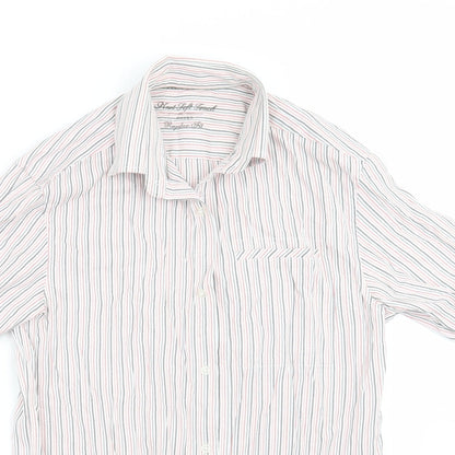 Mens UK Size S NEXT Pink  Button-Up Short Sleeve Casual Shirt