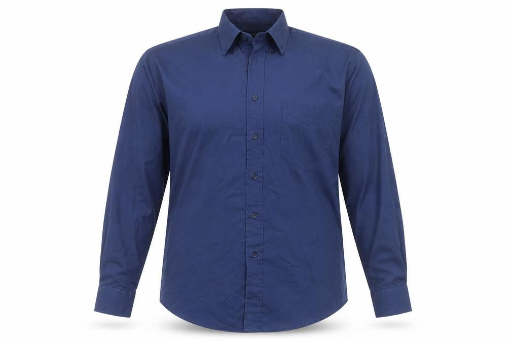 Mens UK Size M ARMANDO Blue  Button-Up Long Sleeve Casual Shirt