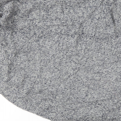 Brand and care label for LABEL women’s grey jumper, size UK 10