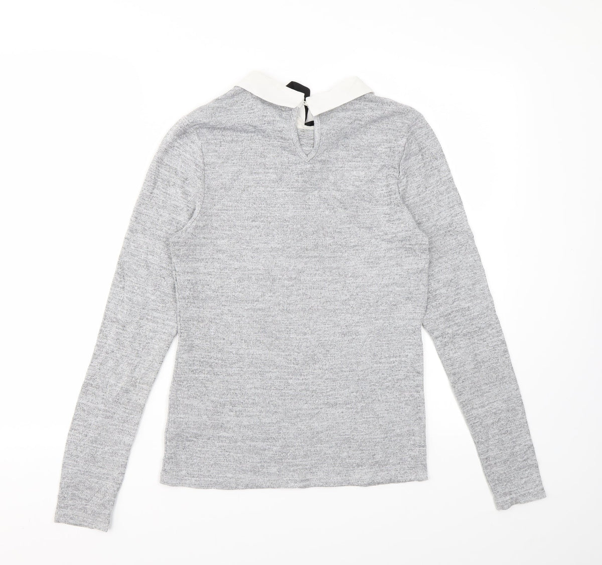 Back view of TEMT women’s grey jumper, size S