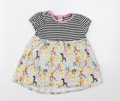 MINI CLUB  Girls Multicoloured Geometric  Fit & Flare  Size 12-18 Months