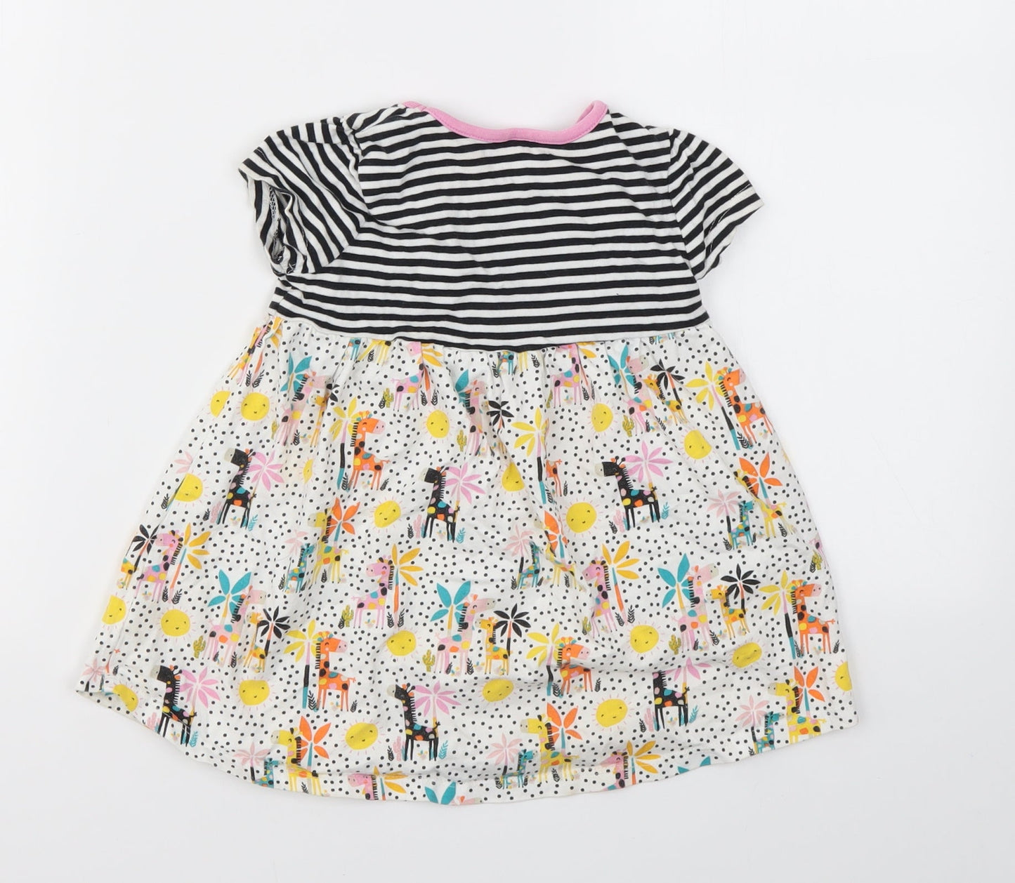 MINI CLUB  Girls Multicoloured Geometric  Fit & Flare  Size 12-18 Months