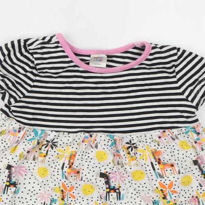 MINI CLUB  Girls Multicoloured Geometric  Fit & Flare  Size 12-18 Months