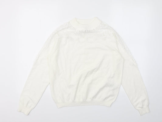 PRIMARK  Womens Ivory   Pullover Jumper Size M