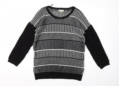 Womens UK Size 10 Matalan Multicoloured Pullover Jumper