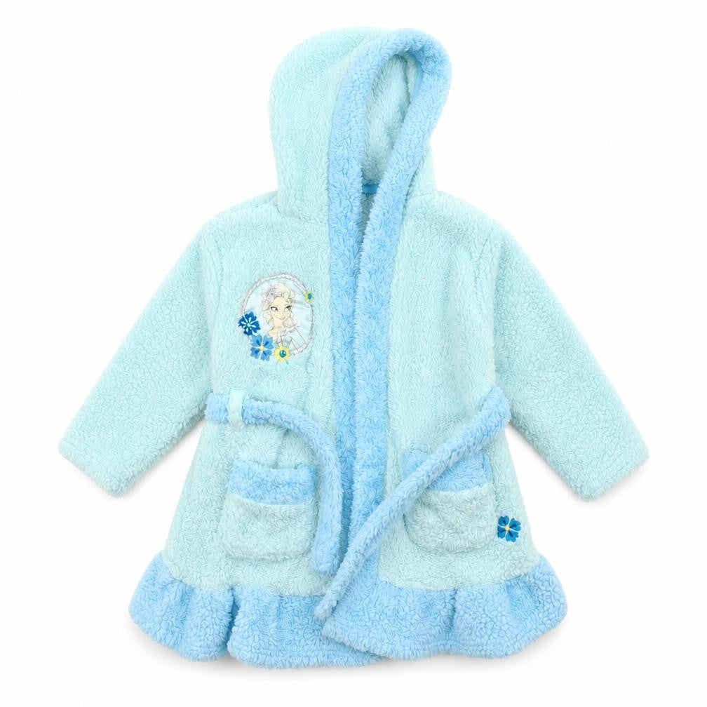 Front view of Disney girls’ blue cami gown, size 3, years
