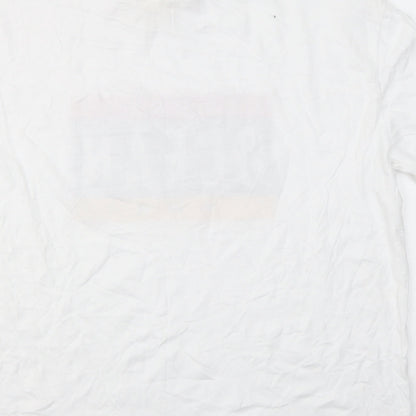 Mens UK Size M H&M White  T-Shirt