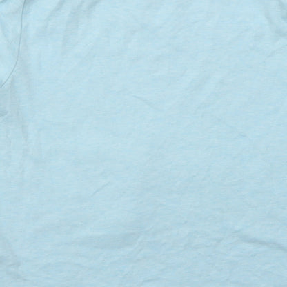 George Girls Blue Geometric  Basic T-Shirt Size 5-6 Years