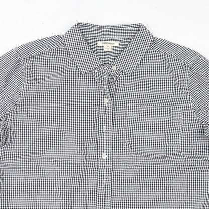 Mens UK Size M Goodthreads Black  Button-Up Long Sleeve Casual Shirt