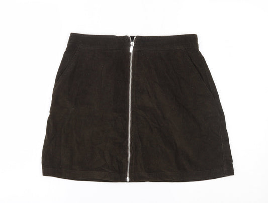 New Look Womens Brown   Mini Skirt Size 10
