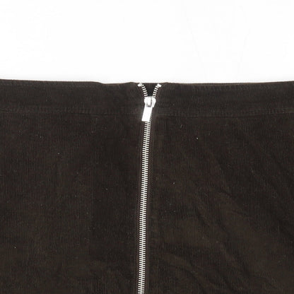 New Look Womens Brown   Mini Skirt Size 10