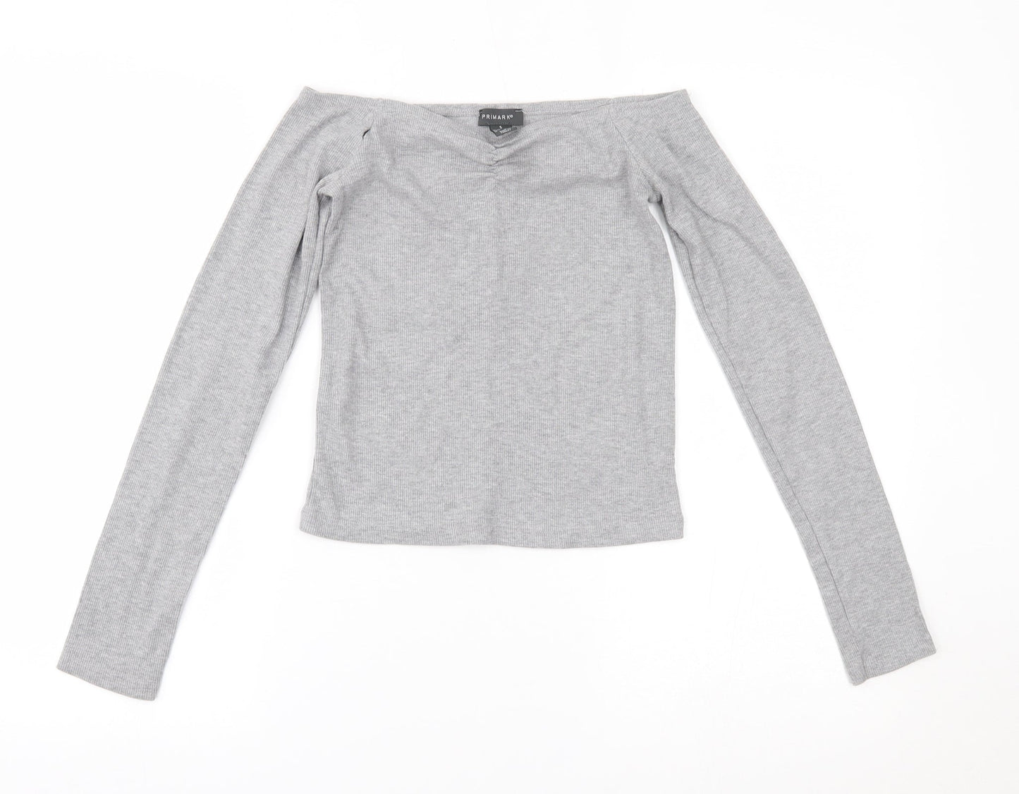 Primark Womens Grey   Basic Blouse Size S