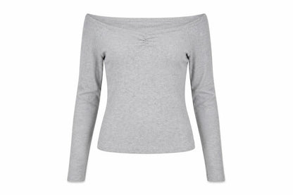 Womens UK Size S Primark Grey Basic Blouse