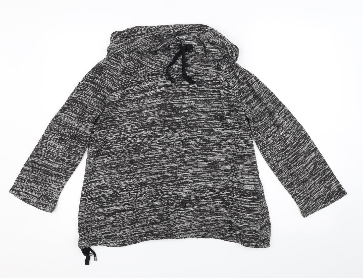 Womens UK Size L Peacocks Grey Pullover Jumper