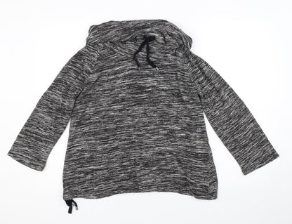 Womens UK Size L Peacocks Grey Pullover Jumper