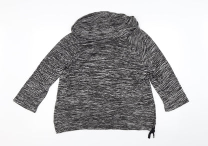 Womens UK Size L Peacocks Grey Pullover Jumper