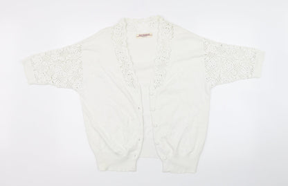 Womens UK Size M Richards White Pullover Jumper