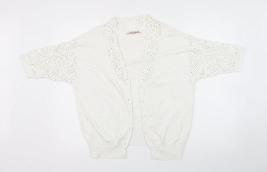 Womens UK Size M Richards White Pullover Jumper