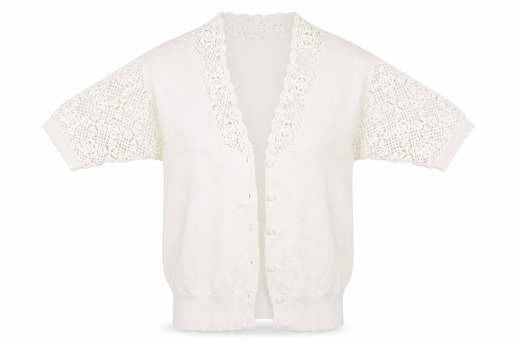 Womens UK Size M Richards White Pullover Jumper